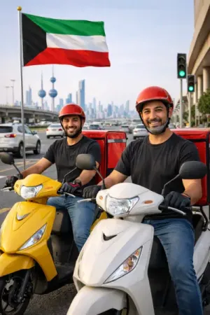 مطلوب سائقين توصيل في الكويت