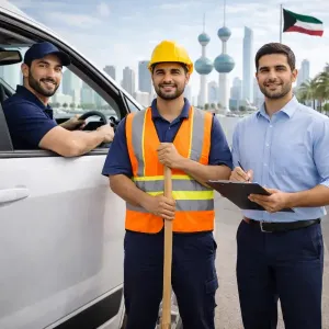 مطلوب سائق و بائع و عامل