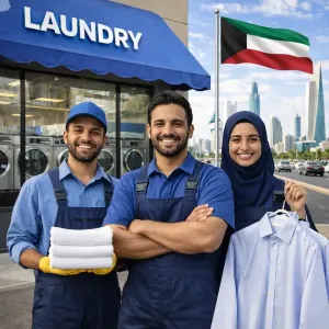 مطلوب عمال مغسلة ملابس للعمل في الكويت
