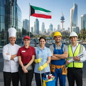 14وظيفة شاغرة في الكويت للعمال والموظفين قطاعات المطاعم والضيافة والتسويق والمالية