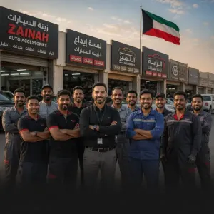 مطلوب عمال و معلمين للعمل في منطقة الصليبية الصناعية في الكويت في محلات متخصصة بزينة السيارات وبرواتب ممتازة