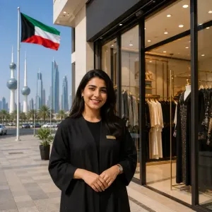 مطلوب موظفة مساعدة مبيعات للعمل في محلات البسة نسائية وعبايات كويتية في الكويت وبراتب ممتاز