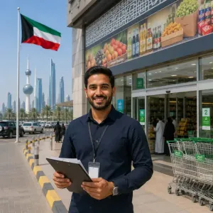مطلوب مندوب جمعيات مطلوب مندوب جميعيات تعاونية في مجال المواد الغذائية للعمل في الكويت