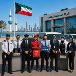 وظائف في مدينة الكويت في عدة تخصصات . مطلوب موظفين: حارس عقار، أمين صندوق، سائق، مندوب توصيل طلبات، مندوب توصيل موظفين، مندوب مبيعات، كاشير، سكرتيرة